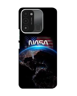Чехол для TECNO Spark 8C с картинкой «Земля из космоса NASA»