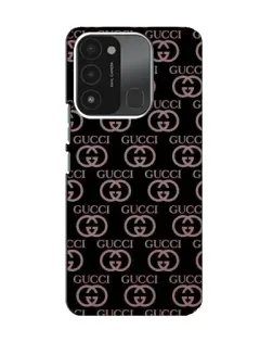 Чехол для TECNO Spark 8C с картинкой «Классическая монограмма Gucci»