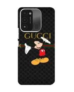 Чехол для TECNO Spark 8C с картинкой «Микки Маус Gucci»