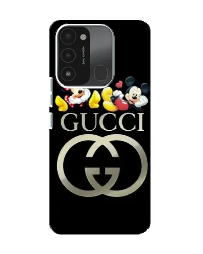 Чехол для TECNO Spark 8C с картинкой «Gucci — герои Disney»