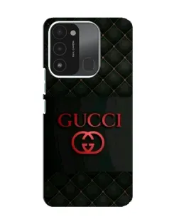 Чехол для TECNO Spark 8C с картинкой «Gucci — стеганый черный»
