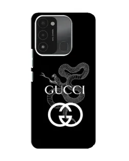 Чехол для TECNO Spark 8C с картинкой «Gucci — серебряная змея»
