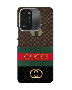 Чехол для TECNO Spark 8C с картинкой «Gucci — брендированный десерт»