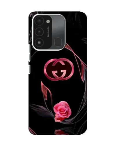 Чехол для TECNO Spark 8C с картинкой «Gucci — неоновая роза»