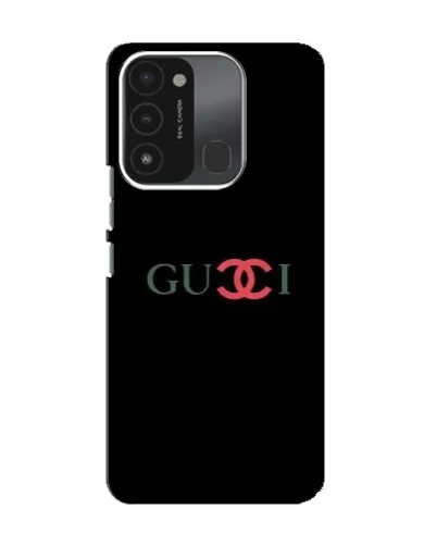 Чехол для TECNO Spark 8C с картинкой «Gucci — красный градиент»