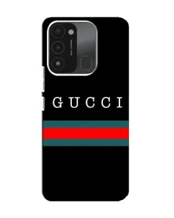 Чехол для TECNO Spark 8C с картинкой «Gucci — красный пояс»