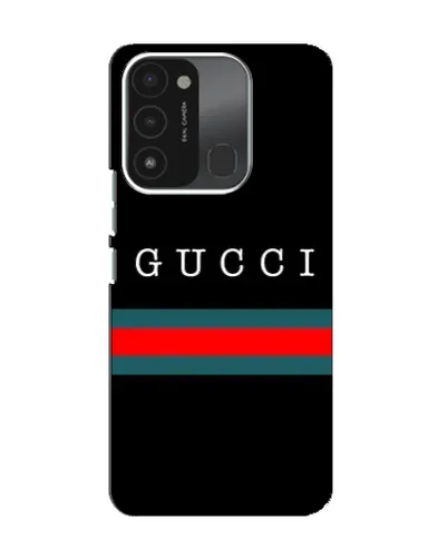 Чехол для TECNO Spark 8C с картинкой «Gucci — красный пояс»
