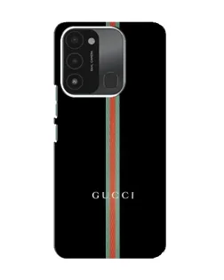 Чехол для TECNO Spark 8C с картинкой «Gucci — строгая линия»