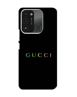 Чехол для TECNO Spark 8C с картинкой «Gucci — неоновый минимализм»
