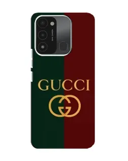 Чехол для TECNO Spark 8C с картинкой «Gucci — темно-зеленый градиент»