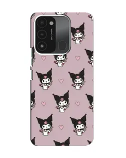 Чехол для TECNO Spark 8C с картинкой «Kuromi — ночной сон»