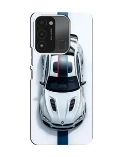 Чехол для TECNO Spark 8C с картинкой «Вид сверху — BMW M»