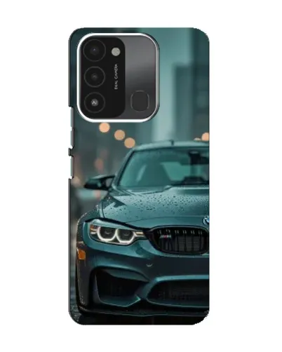 Чехол для TECNO Spark 8C с картинкой «BMW в огнях города» Чехол для TECNO Spark 8C с картинкой «BMW в огнях города»