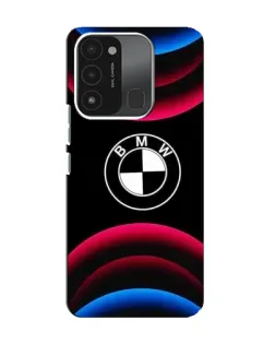 Чехол для TECNO Spark 8C с картинкой «Логотип BMW и неоновые дуги» Чехол для TECNO Spark 8C с картинкой «Логотип BMW и неоновые дуги»