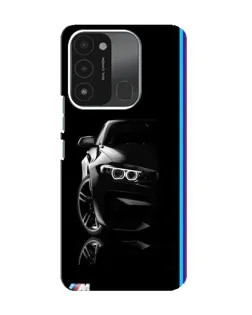 Чехол для TECNO Spark 8C с картинкой «Силуэт BMW в темноте» Чехол для TECNO Spark 8C с картинкой «Силуэт BMW в темноте»