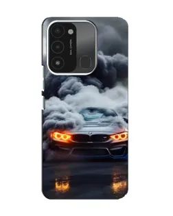 Чехол для TECNO Spark 8C с картинкой «BMW в дыму» Чехол для TECNO Spark 8C с картинкой «BMW в дыму»