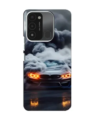 Чехол для TECNO Spark 8C с картинкой «BMW в дыму» Чехол для TECNO Spark 8C с картинкой «BMW в дыму»