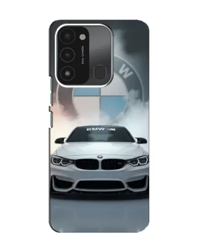 Чехол для TECNO Spark 8C с картинкой «BMW в белом дыму» Чехол для TECNO Spark 8C с картинкой «BMW в белом дыму»