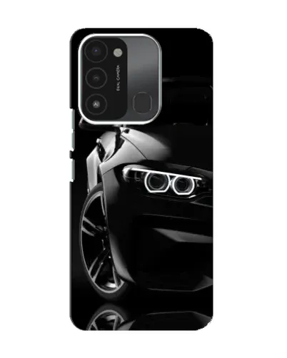 Чехол для TECNO Spark 8C с картинкой «Черная BMW — профиль» Чехол для TECNO Spark 8C с картинкой «Черная BMW — профиль»