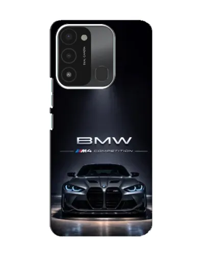 Чехол для TECNO Spark 8C с картинкой «BMW сквозь ночной город» Чехол для TECNO Spark 8C с картинкой «BMW сквозь ночной город»