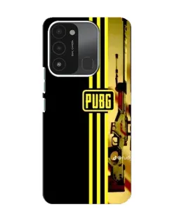 Чехол для TECNO Spark 8C с картинкой «PUBG — камуфляжный шлем»
