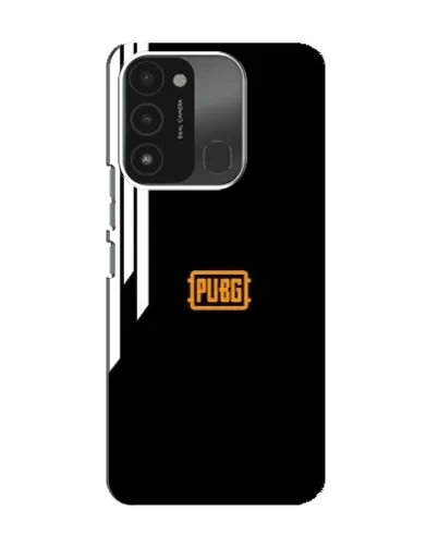 Чехол для TECNO Spark 8C с картинкой «PUBG — вертикальные линии»