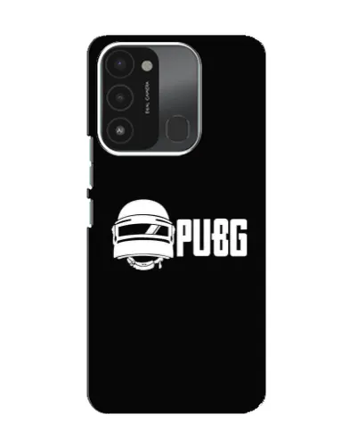 Чехол для TECNO Spark 8C с картинкой «PUBG — классический лого»