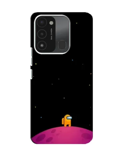 Чехол для TECNO Spark 8C с картинкой «Одинокий герой на планете» Чехол для TECNO Spark 8C с картинкой «Одинокий герой на планете»