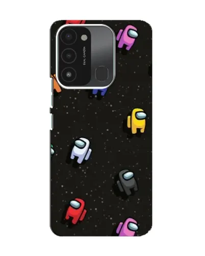 Чехол для TECNO Spark 8C с картинкой «Космический паттерн Among Us» Чехол для TECNO Spark 8C с картинкой «Космический паттерн Among Us»