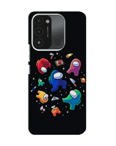 Чехол для TECNO Spark 8C с картинкой «Among Us космос» Чехол для TECNO Spark 8C с картинкой «Among Us космос»