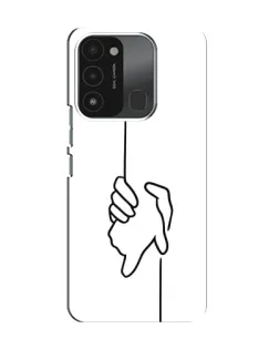 Чехол для TECNO Spark 8C с картинкой «Рука держит»