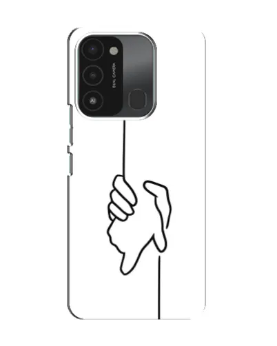 Чехол для TECNO Spark 8C с картинкой «Рука держит» Чехол для TECNO Spark 8C с картинкой «Рука держит»