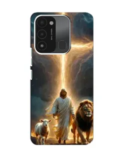 Чехол для TECNO Spark 8C с картинкой «Лев Иуды и Свет»