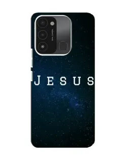 Чехол для TECNO Spark 8C с картинкой «Звездное небо Jesus»