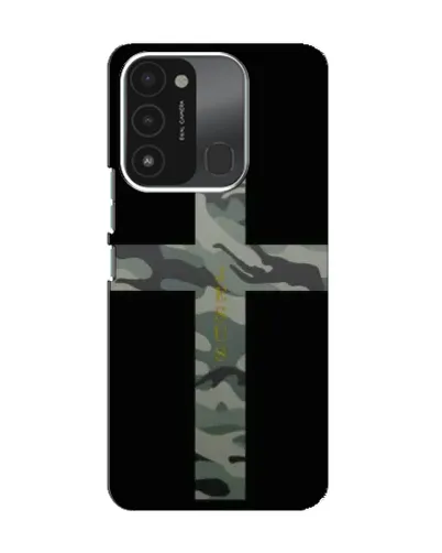 Чехол для TECNO Spark 8C с картинкой «Милитари Крест» Чехол для TECNO Spark 8C с картинкой «Милитари Крест»