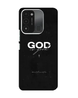 Чехол для TECNO Spark 8C с картинкой «GOD — Бог над всем»