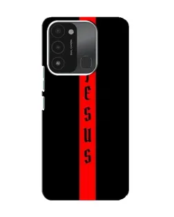Чехол для TECNO Spark 8C с картинкой «Красная линия веры»