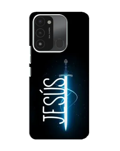 Чехол для TECNO Spark 8C с картинкой «Меч Духа Jesus» Чехол для TECNO Spark 8C с картинкой «Меч Духа Jesus»