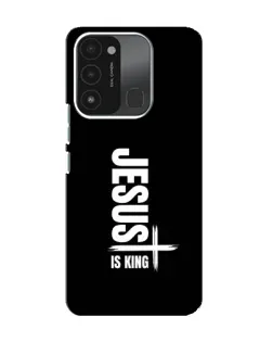 Чехол для TECNO Spark 8C с картинкой «Вертикаль веры Jesus»