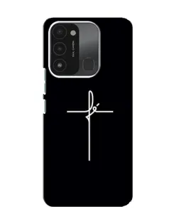 Чехол для TECNO Spark 8C с картинкой «Тонкий крест»