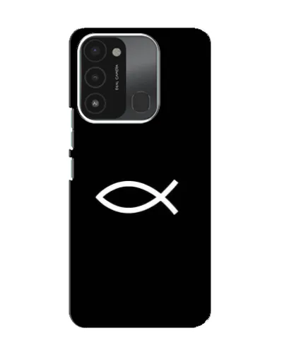 Чехол для TECNO Spark 8C с картинкой «Символ рыбы Jesus» Чехол для TECNO Spark 8C с картинкой «Символ рыбы Jesus»