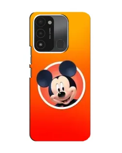 Чехол для TECNO Spark 8C с картинкой «Mickey в круге»