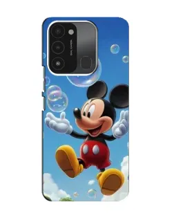 Чехол для TECNO Spark 8C с картинкой «Mickey и мыльные пузыри» Чехол для TECNO Spark 8C с картинкой «Mickey и мыльные пузыри»
