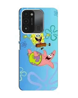 Чехол для TECNO Spark 8C с картинкой «Спанч Боб и Патрик» Чехол для TECNO Spark 8C с картинкой «Спанч Боб и Патрик»