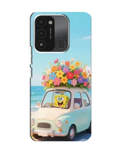 Чехол для TECNO Spark 8C с картинкой «Автомобильное путешествие»