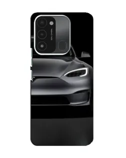 Чехол для TECNO Spark 8C с картинкой «Tesla Model S Look»