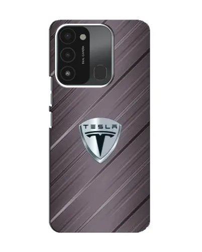 Чехол для TECNO Spark 8C с картинкой «Металлическая текстура Tesla» Чехол для TECNO Spark 8C с картинкой «Металлическая текстура Tesla»