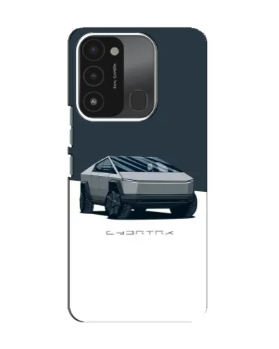 Чехол для TECNO Spark 8C с картинкой «Серебристый Cybertruck Tesla» Чехол для TECNO Spark 8C с картинкой «Серебристый Cybertruck Tesla»