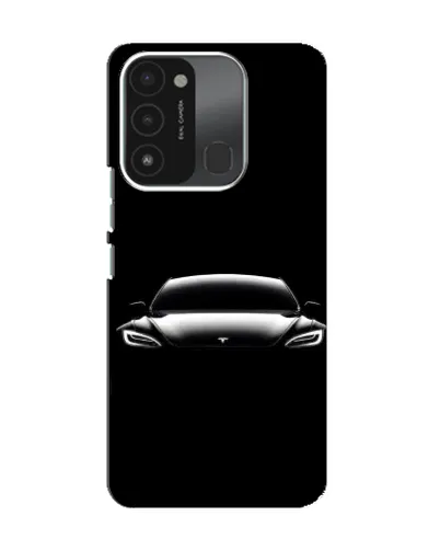 Чехол для TECNO Spark 8C с картинкой «Фары Tesla Night» Чехол для TECNO Spark 8C с картинкой «Фары Tesla Night»