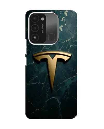 Чехол для TECNO Spark 8C с картинкой «Мраморная Tesla Gold» Чехол для TECNO Spark 8C с картинкой «Мраморная Tesla Gold»